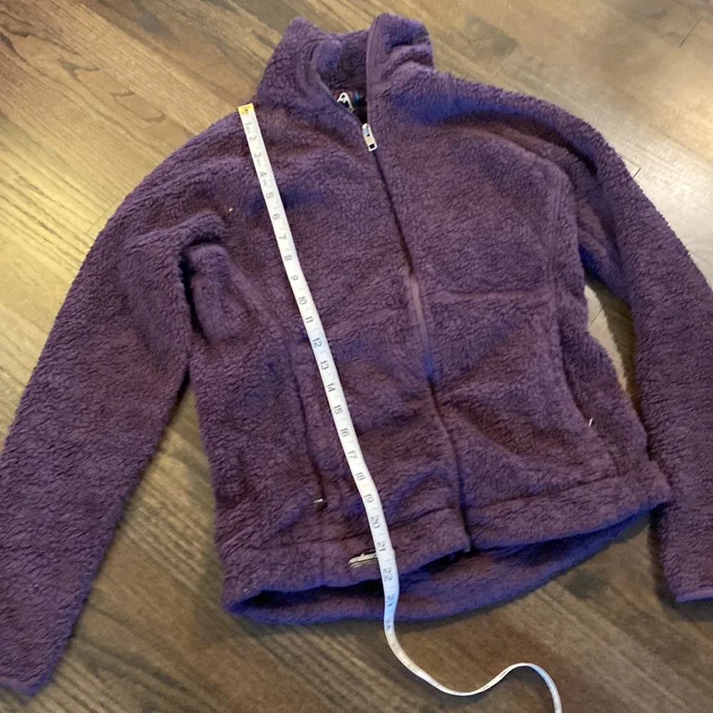 Avalanche Purple Fuzzy Jacket Zip Midlayer Thermalation Medium M GUC - Picture 2 of 8
